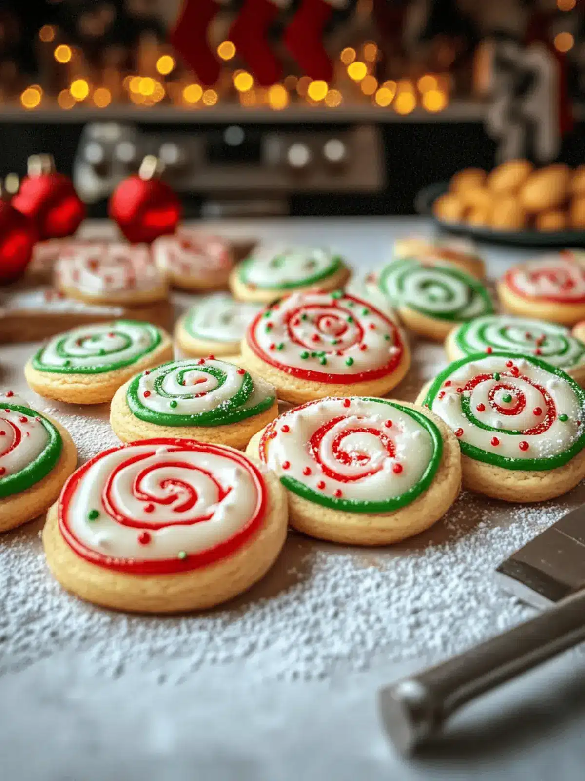 Christmas Pinwheel Cookies