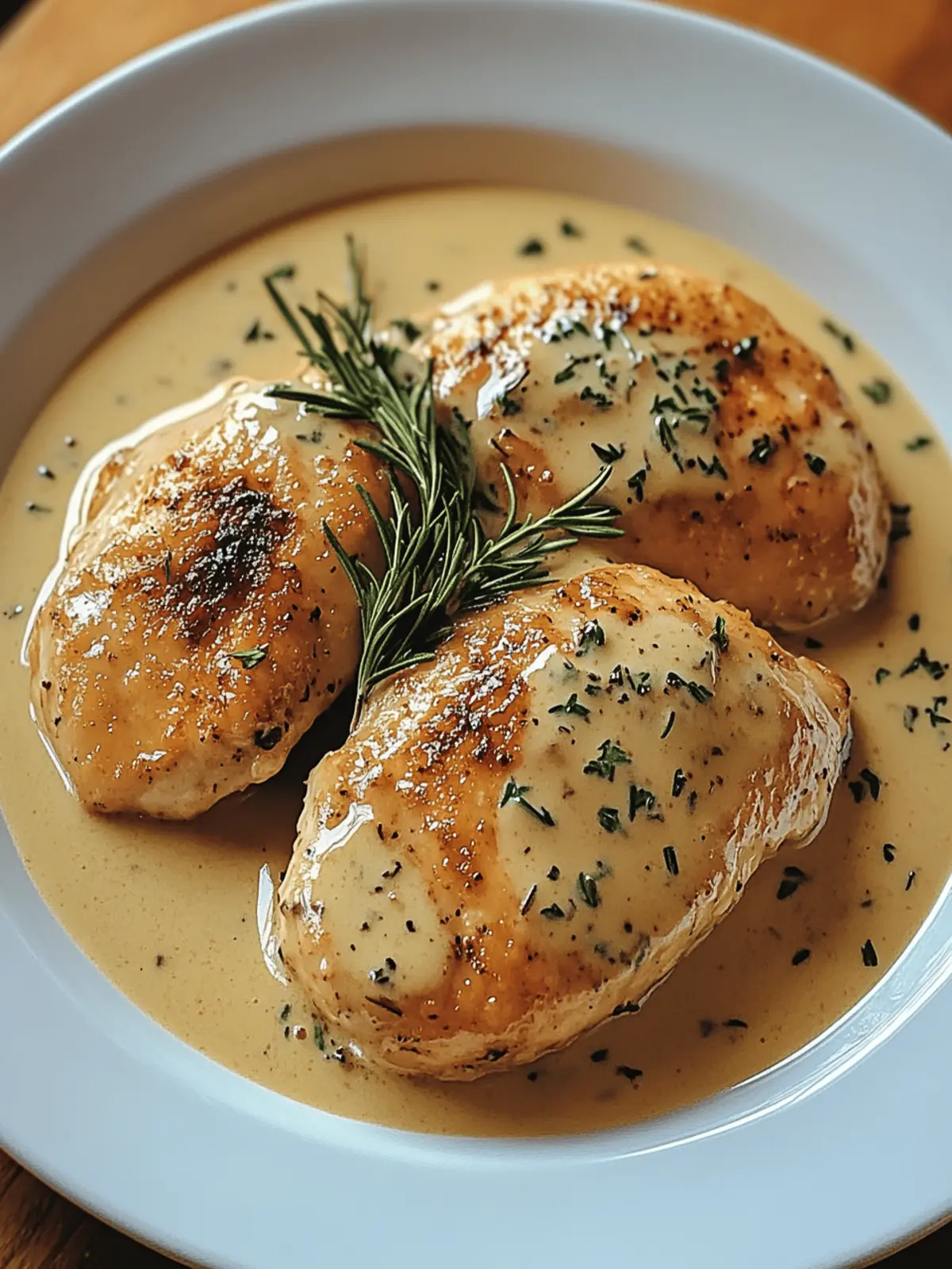 Irish Chicken in Whiskey Cream Sauce
