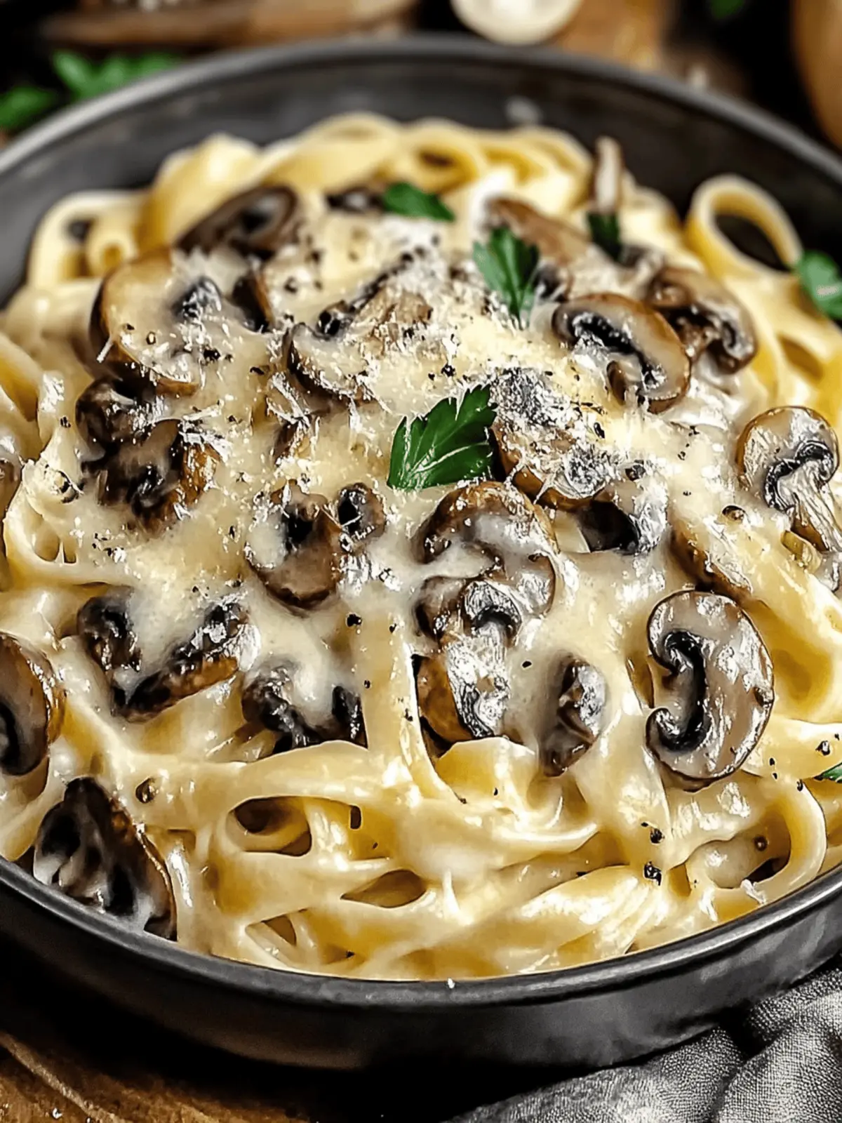 Mushroom Gruyere Pasta