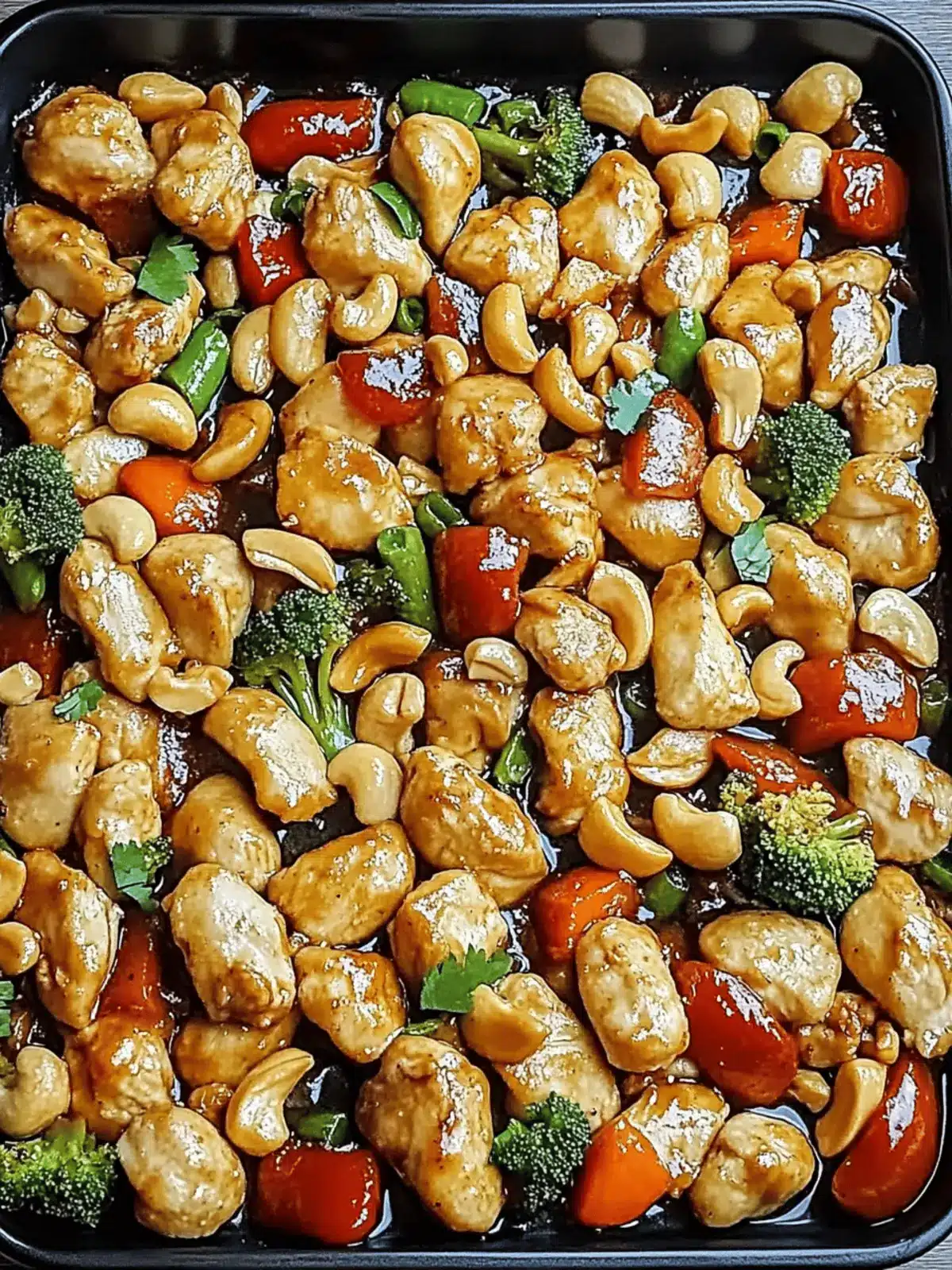 Sheet Pan Cashew Chicken