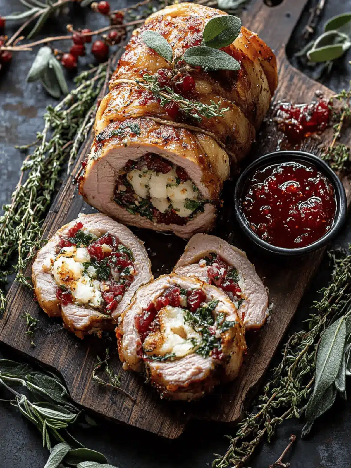 Stuffed Pork Tenderloin