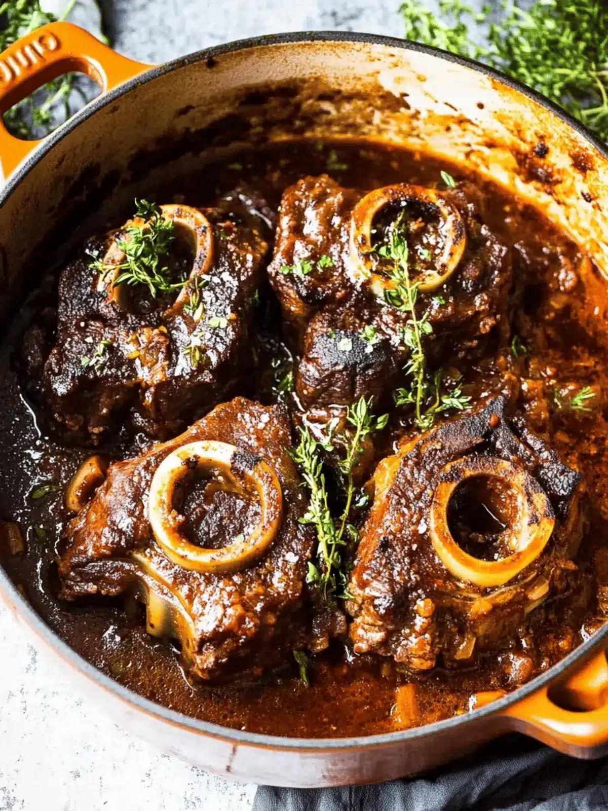 Classic Braised Beef Osso Buco