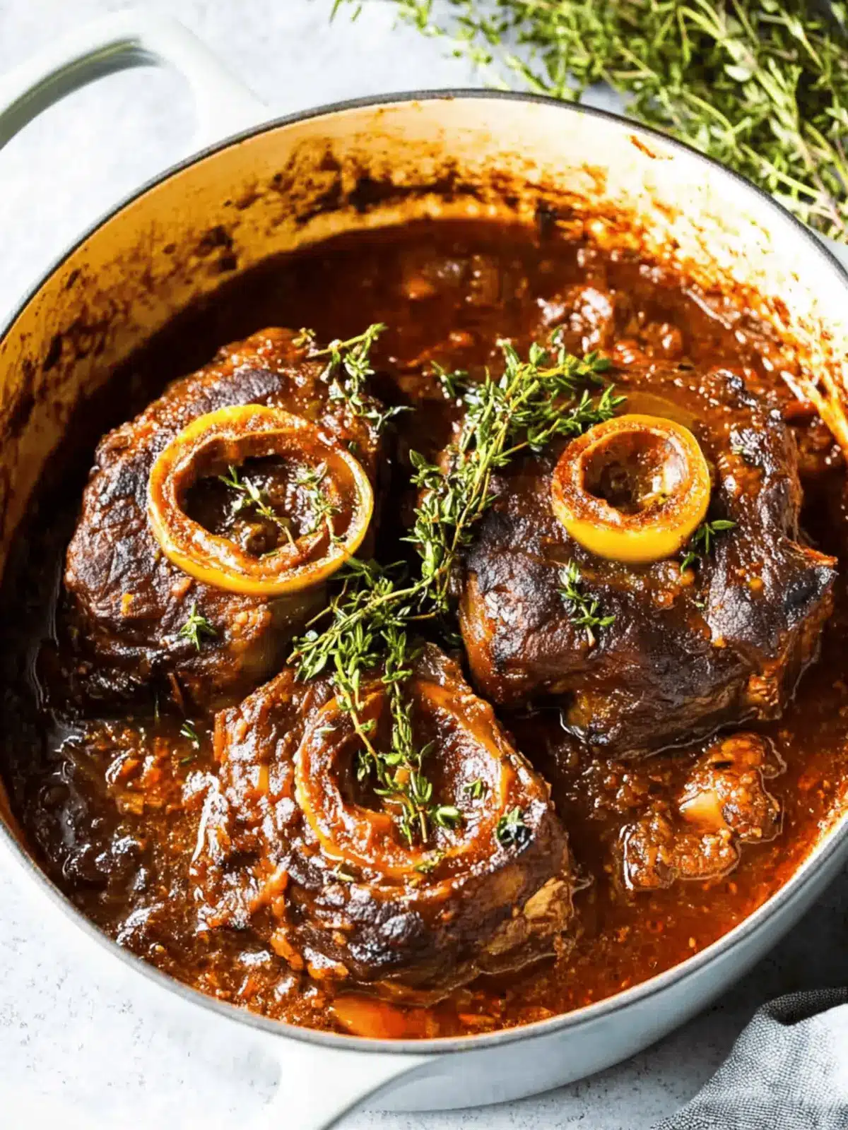 Classic Braised Beef Osso Buco