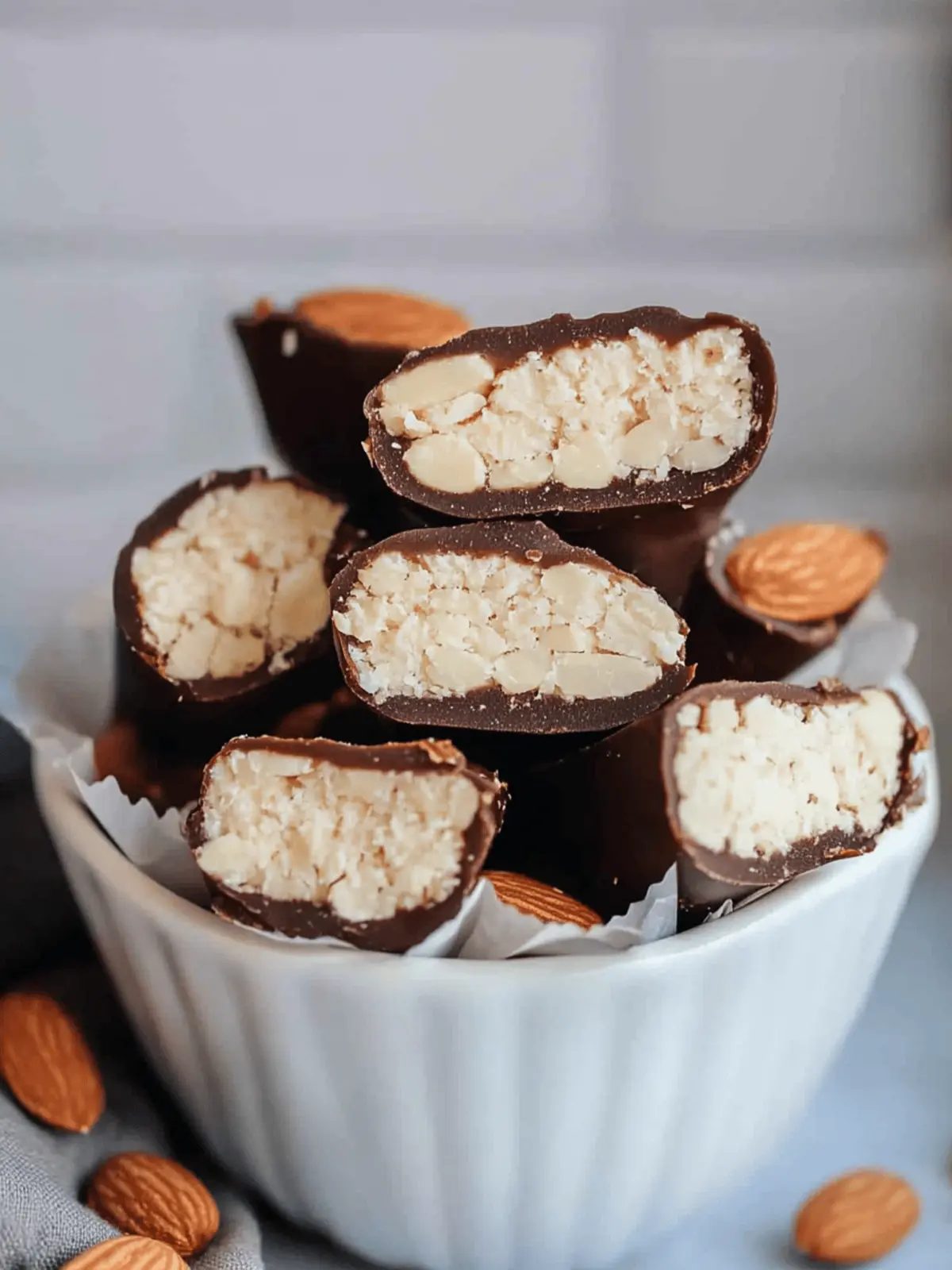 healthy almond joys