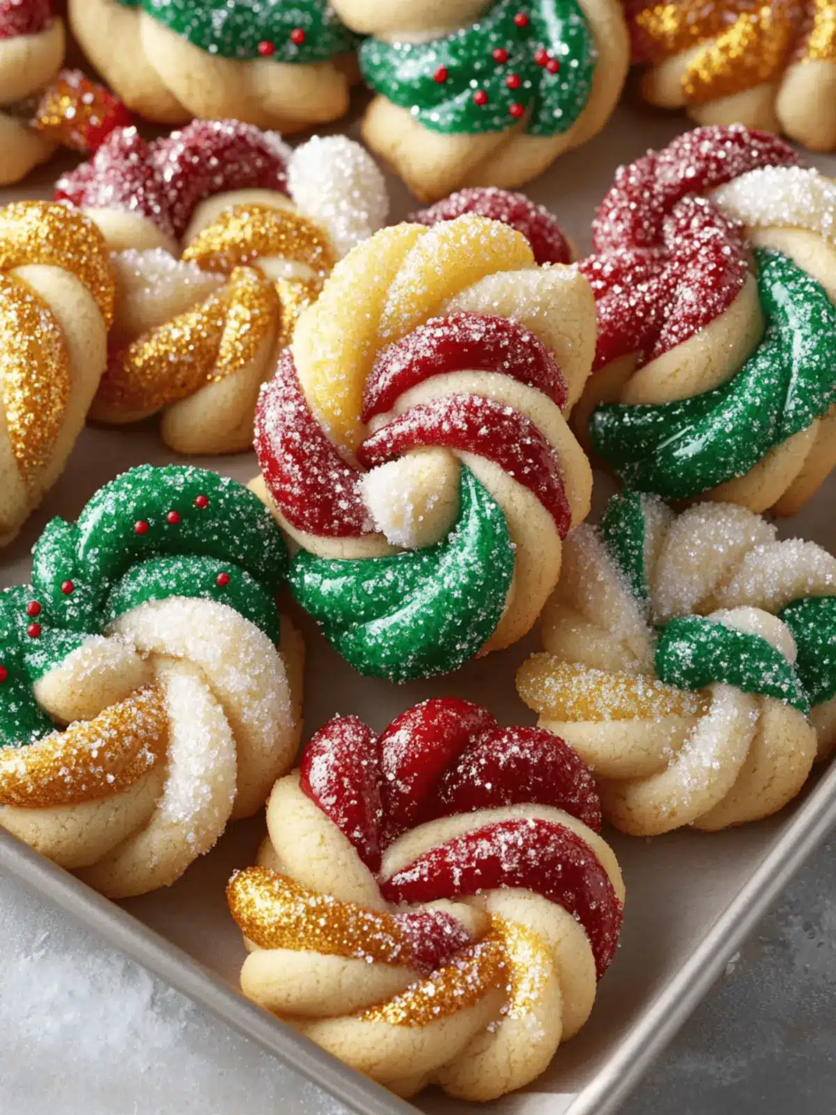 Twisted Christmas Cookies