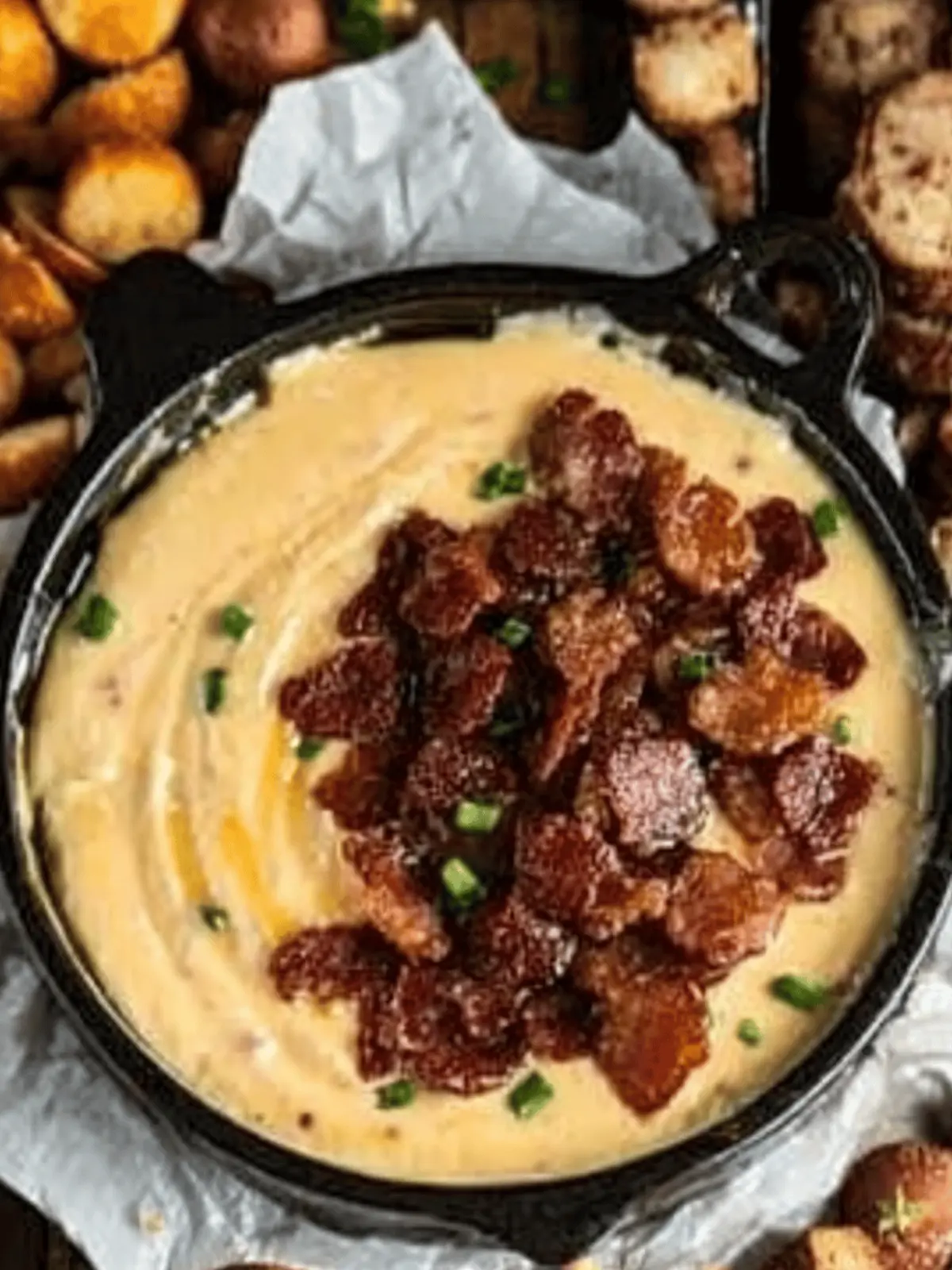 Beer Cheese Dip with Bacon