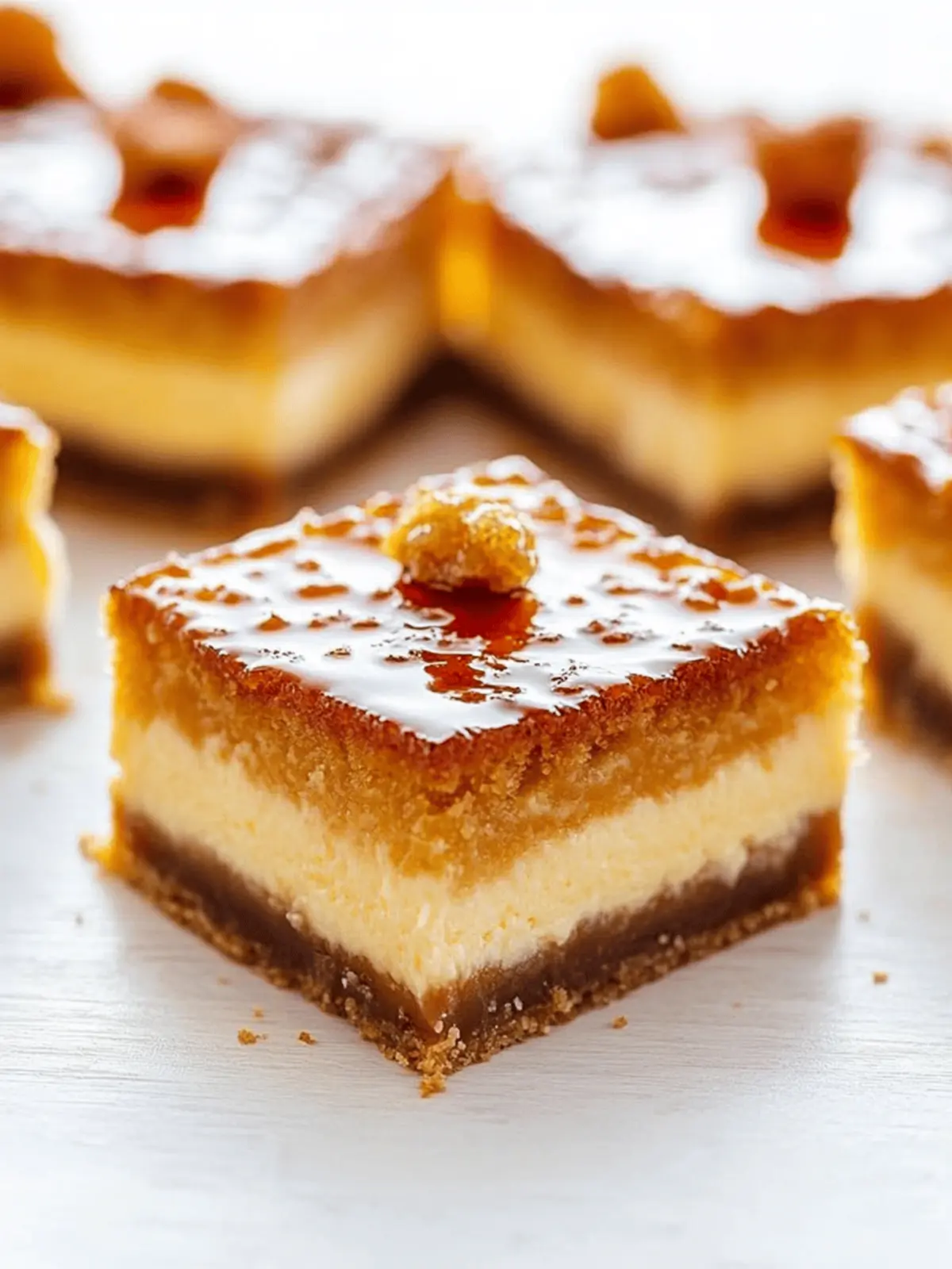 Crème Brûlée Cheesecake Bars