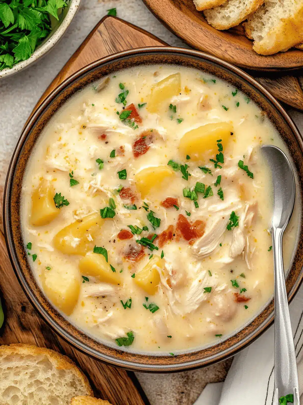 Creamy Chicken and Potato Soup