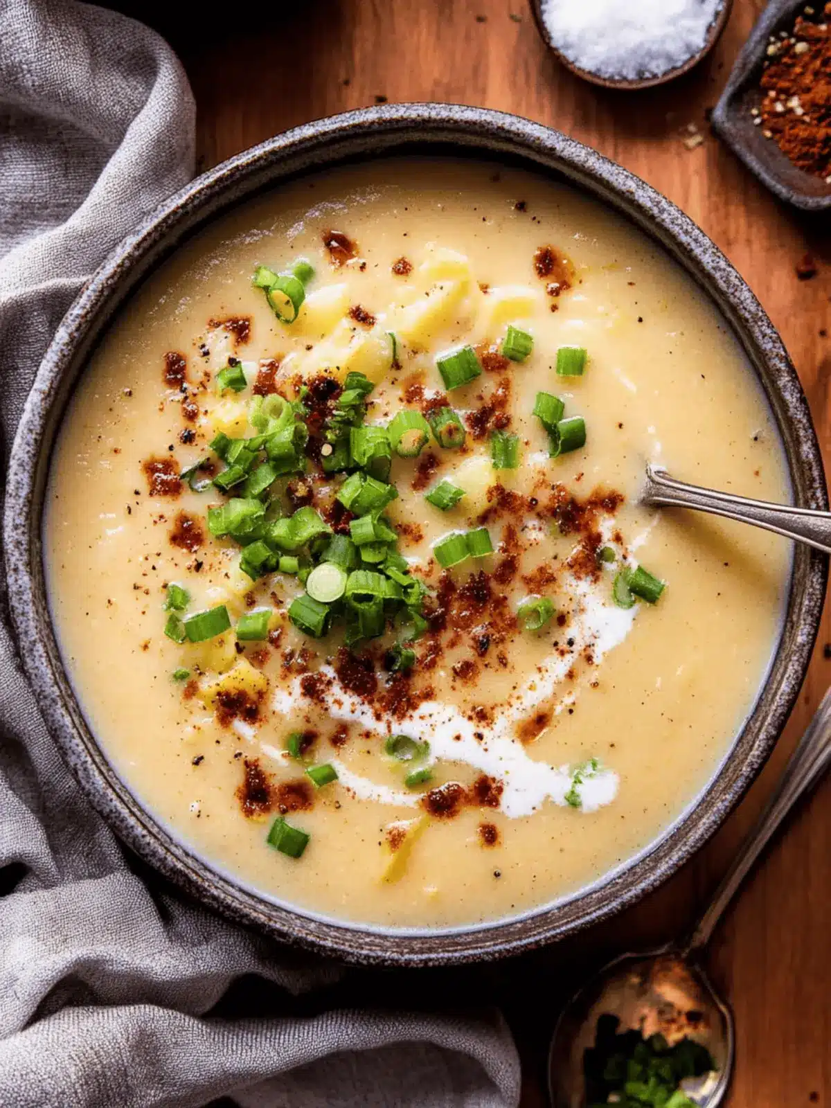 Easy Spicy Baked Potato Soup