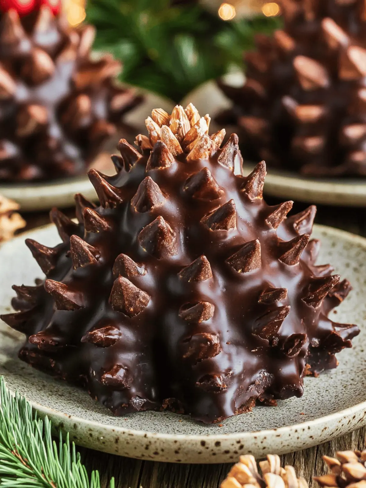 Pine Cone Brownies