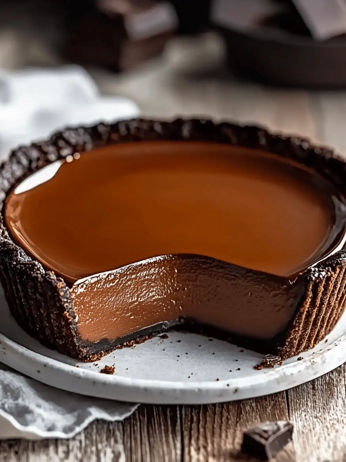 French Chocolate Flan