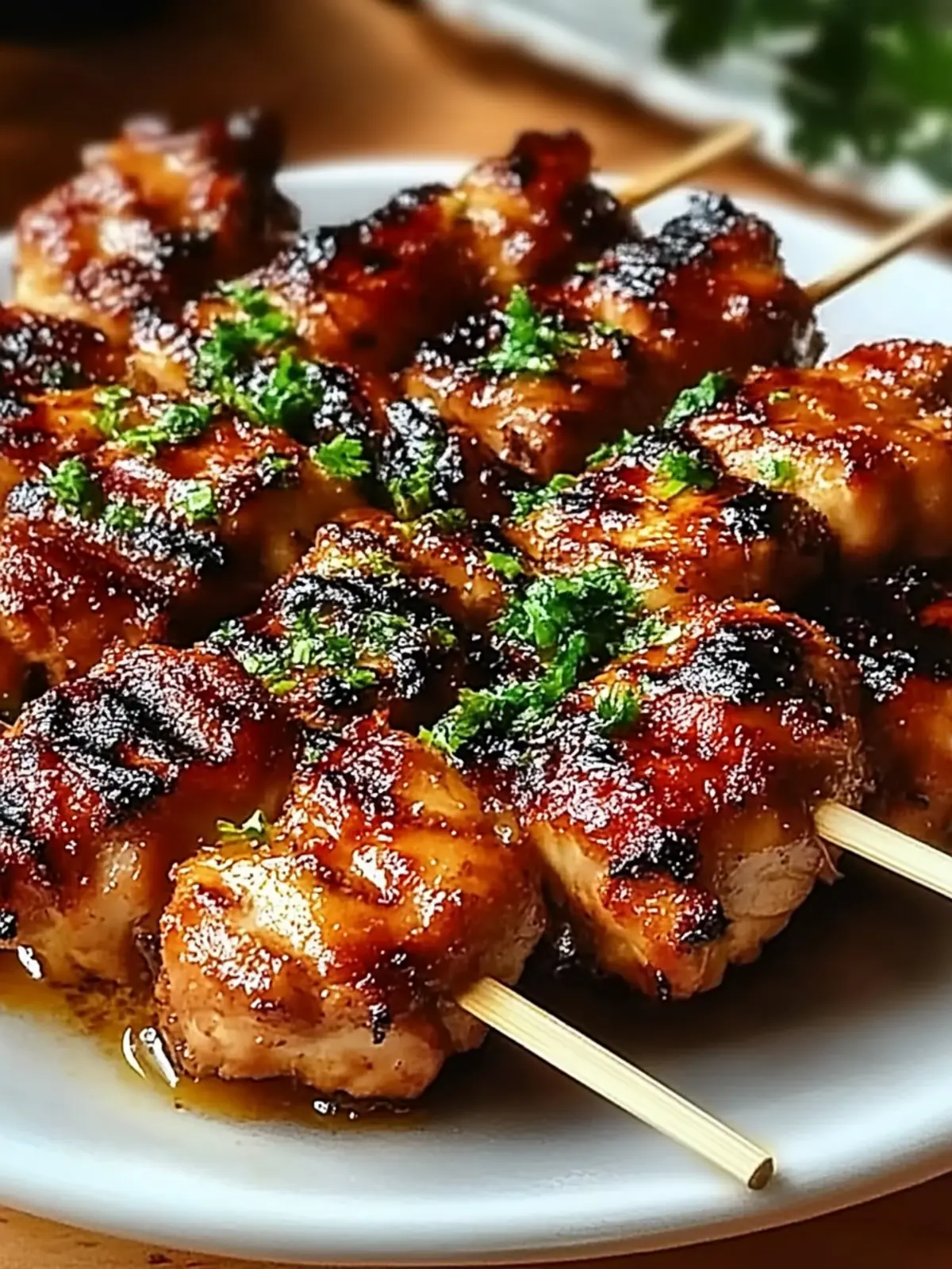 Grilled Thai Coconut Chicken Skewers