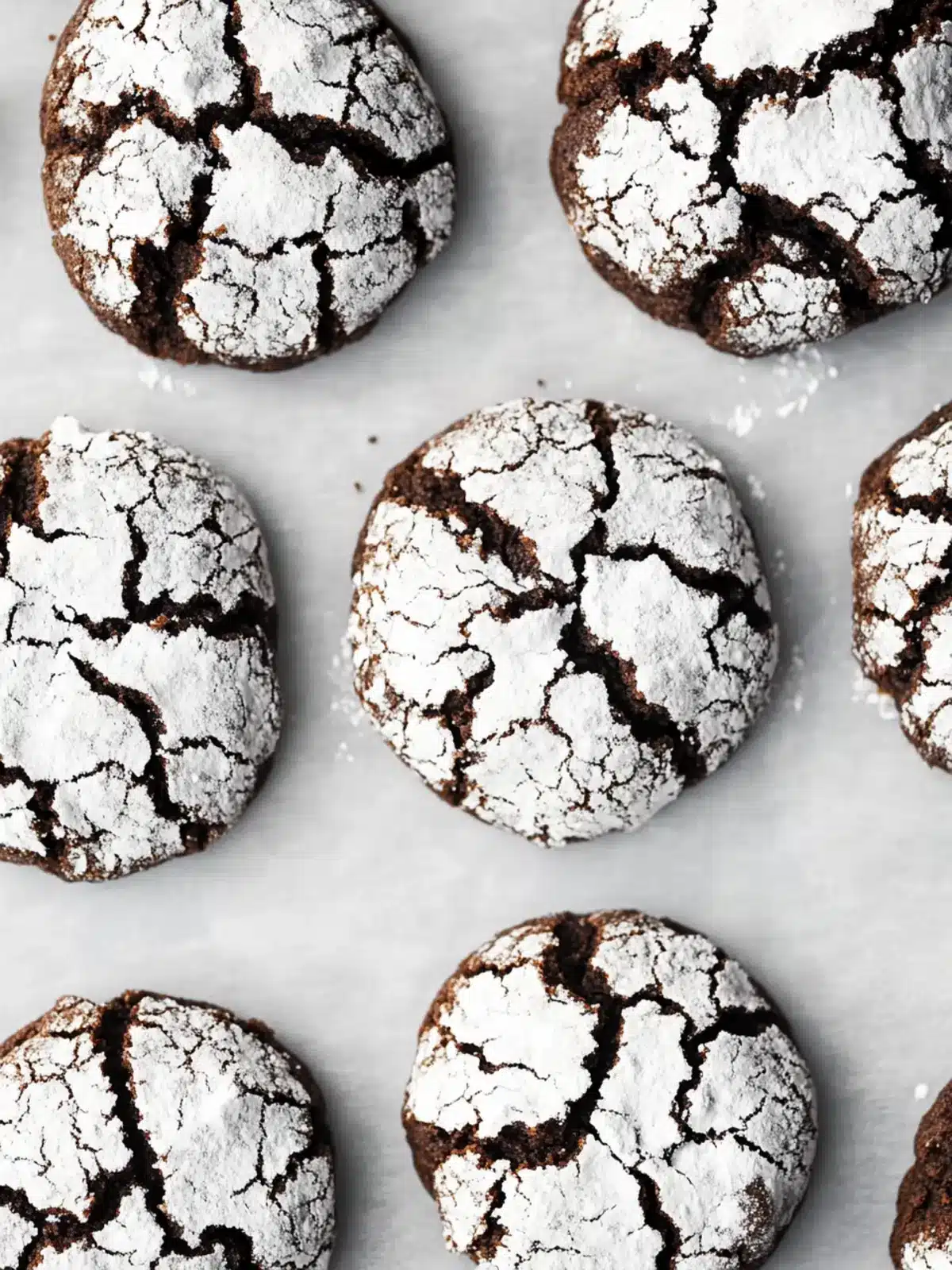 Chocolate Crinkle Cookies