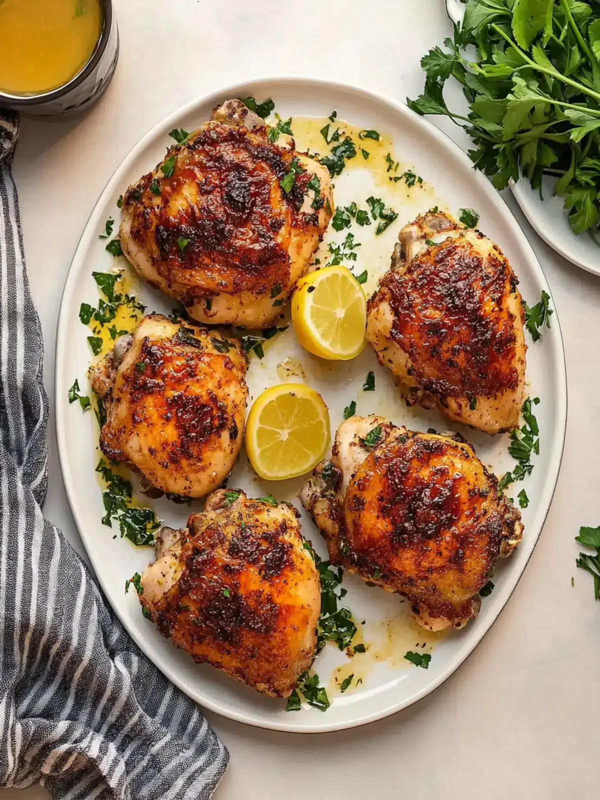 Damn Oven-Roasted Chicken Thighs