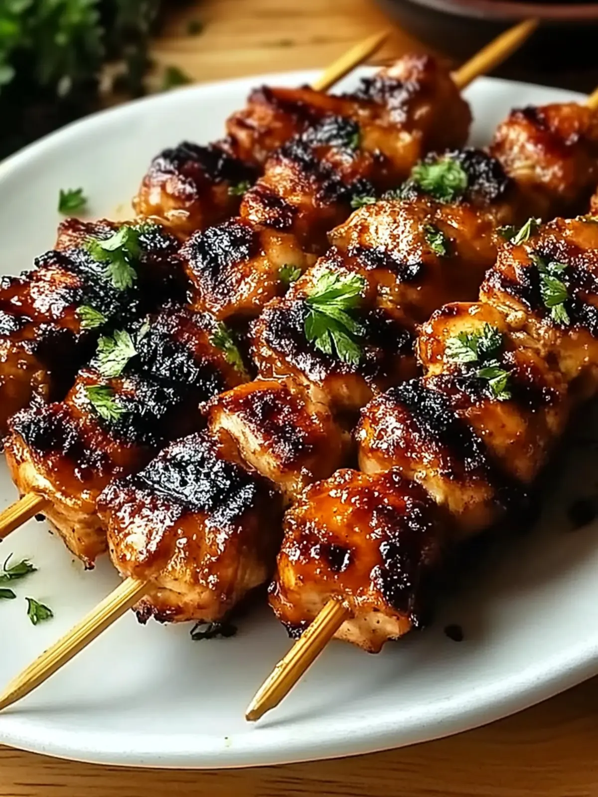 Grilled Thai Coconut Chicken Skewers