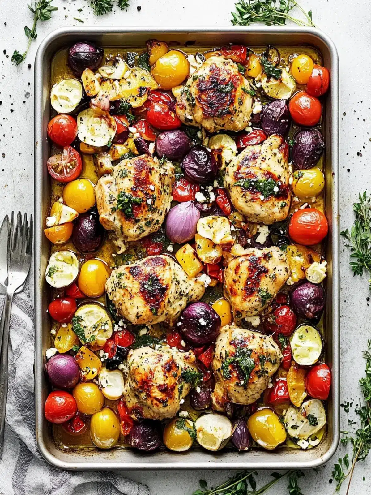 Greek Sheet Pan Chicken