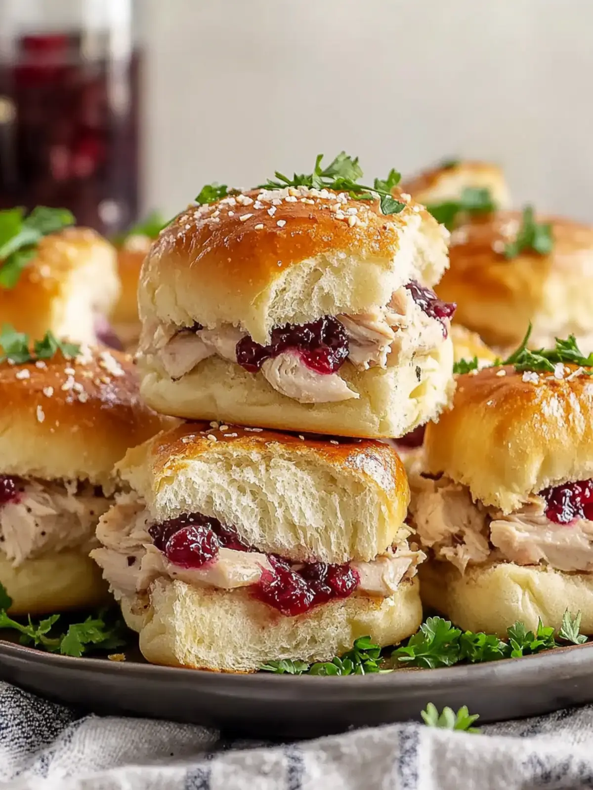 Turkey Cranberry Sliders