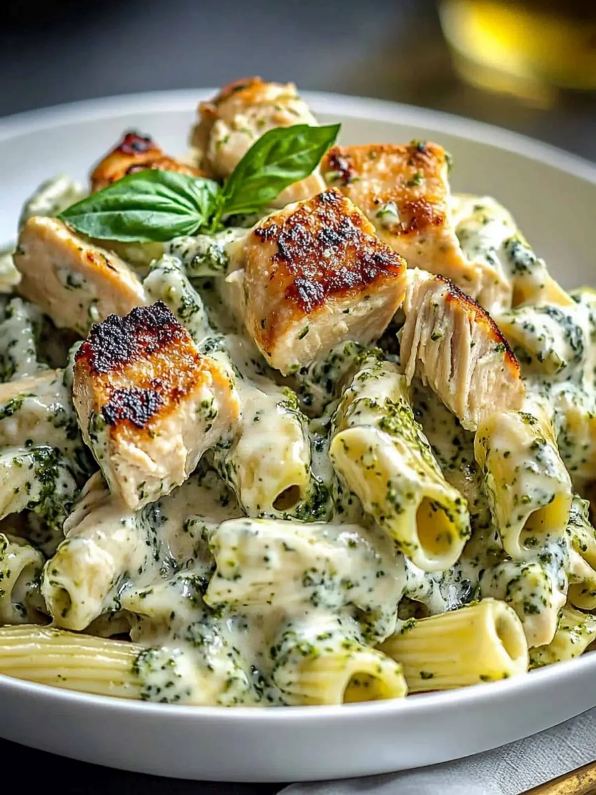 Creamy Pesto Chicken Pasta