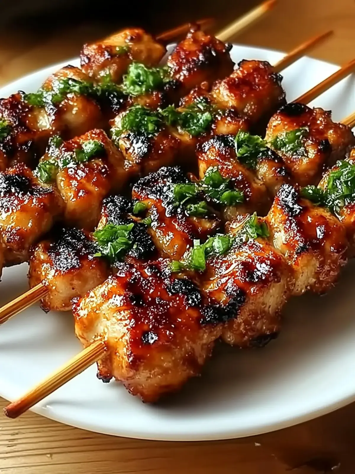 Grilled Thai Coconut Chicken Skewers