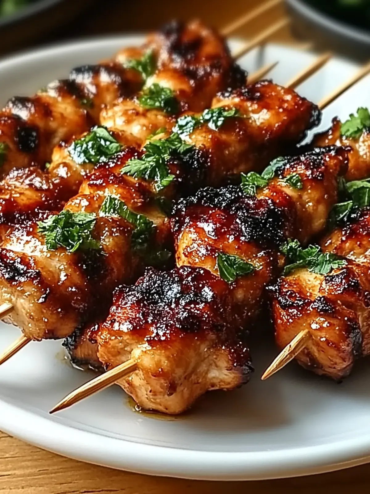 Grilled Thai Coconut Chicken Skewers