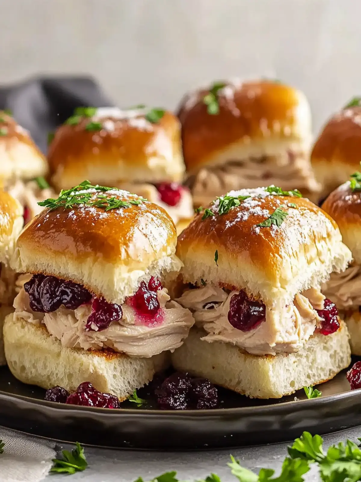 Turkey Cranberry Sliders