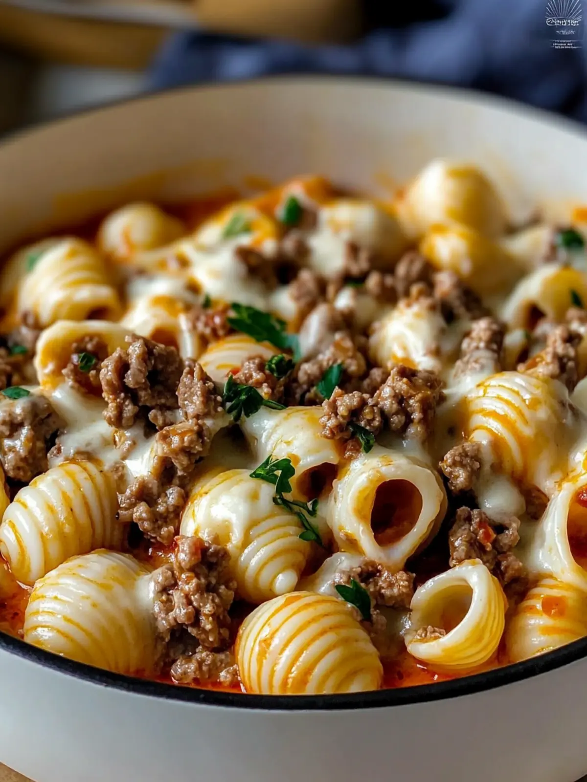 Creamy Beef and Shells