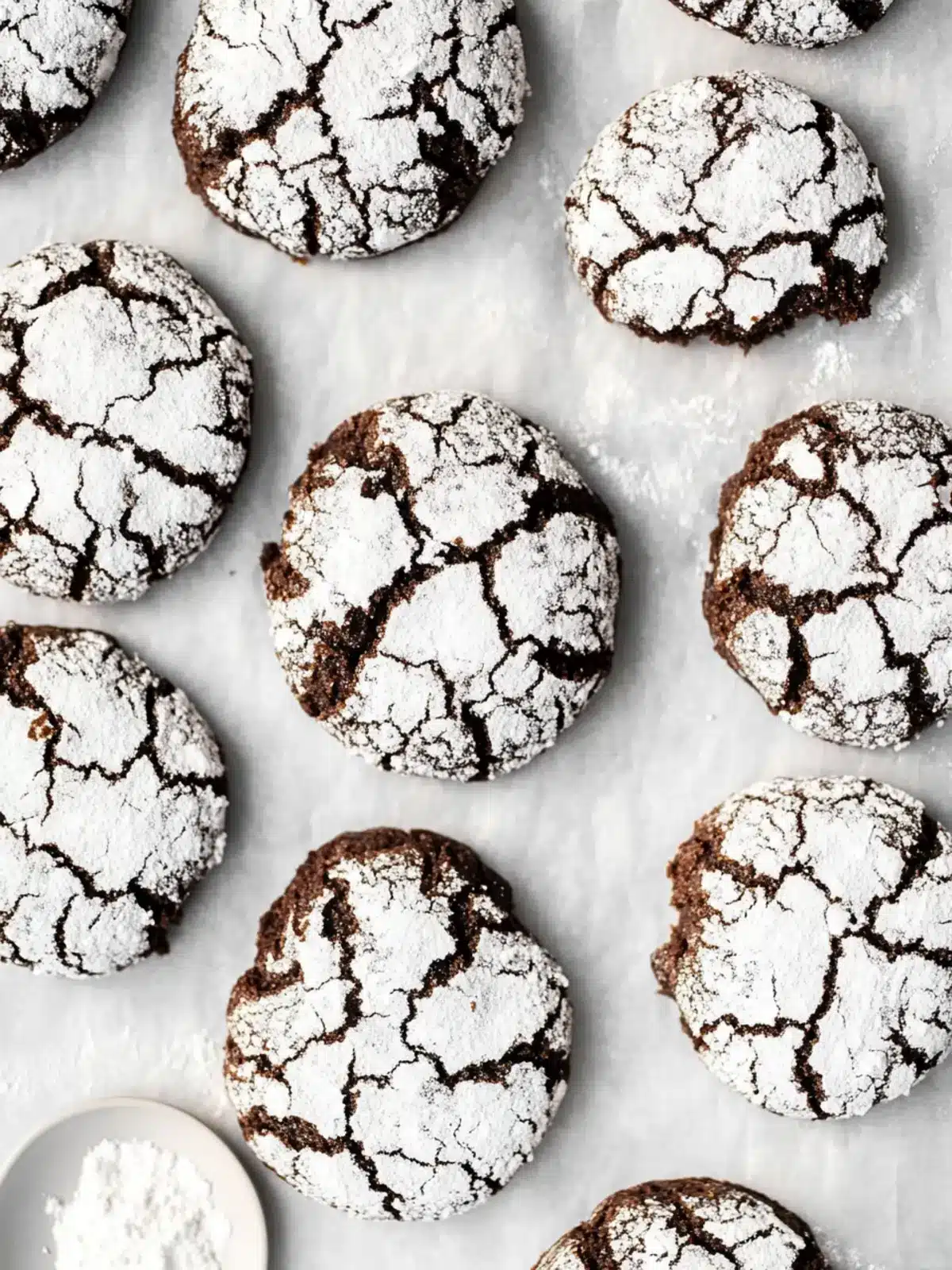 Chocolate Crinkle Cookies