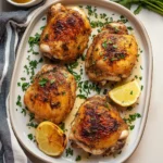 Damn Oven-Roasted Chicken Thighs