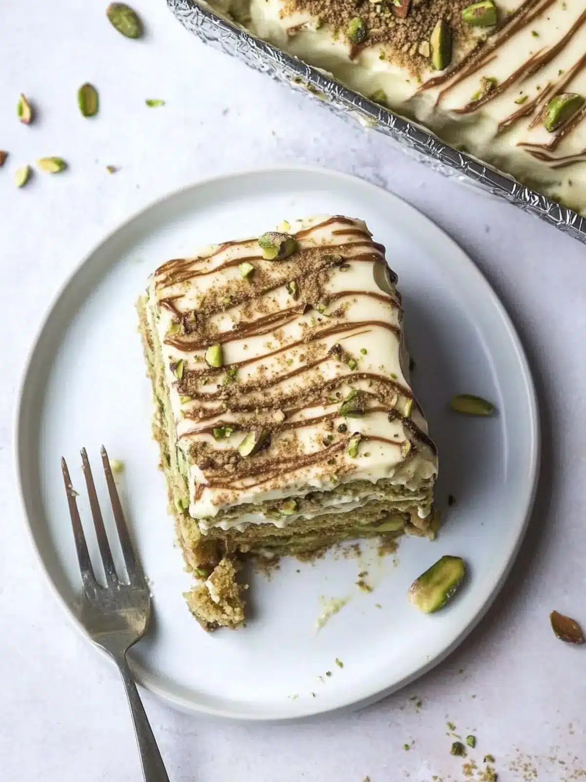 Pistachio Tiramisu