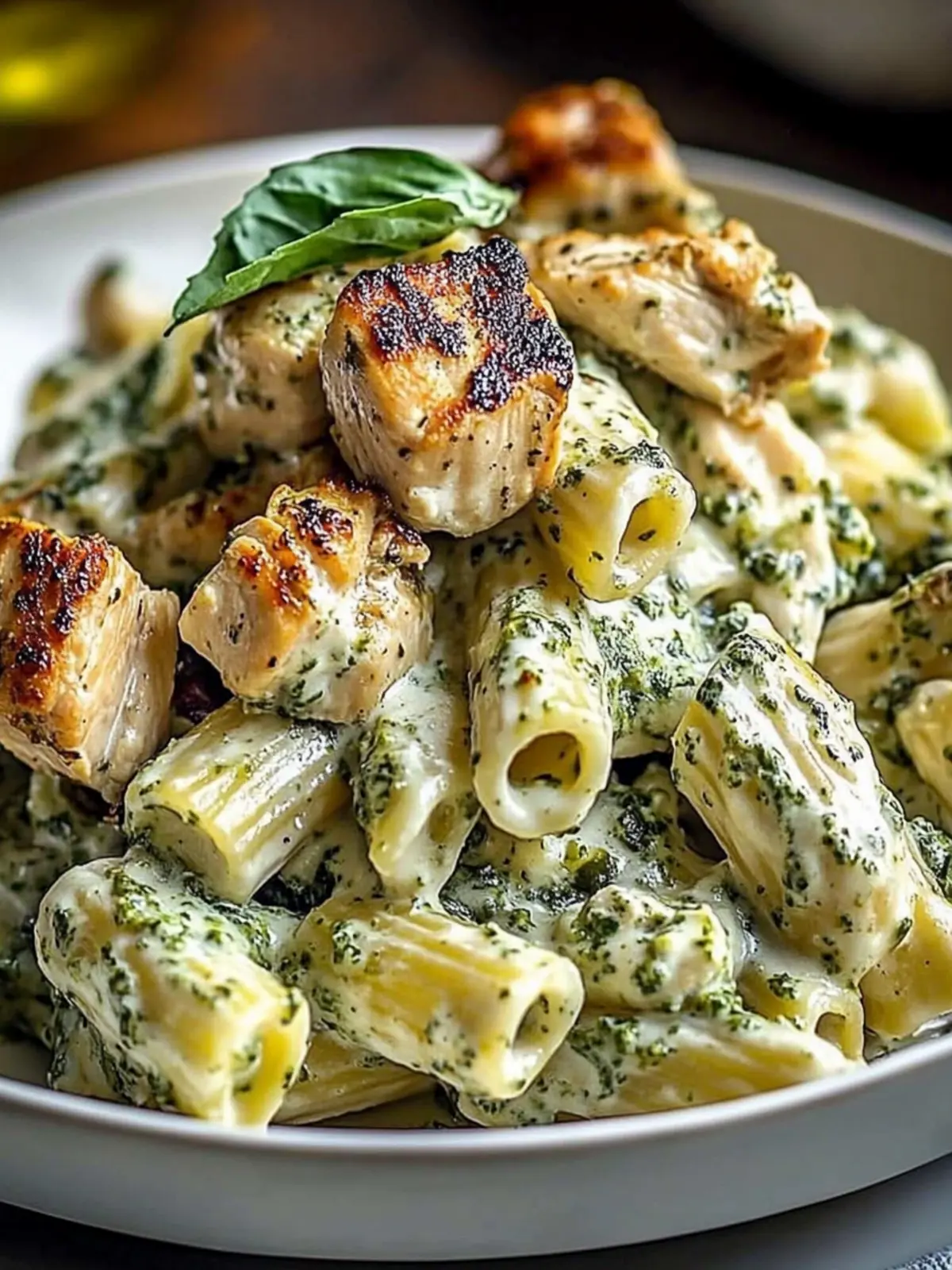 Creamy Pesto Chicken Pasta