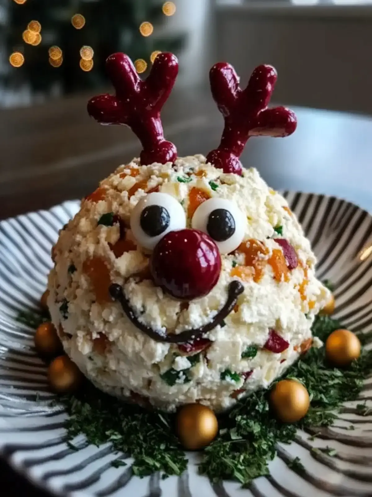 Rudolph Christmas Cheese Ball