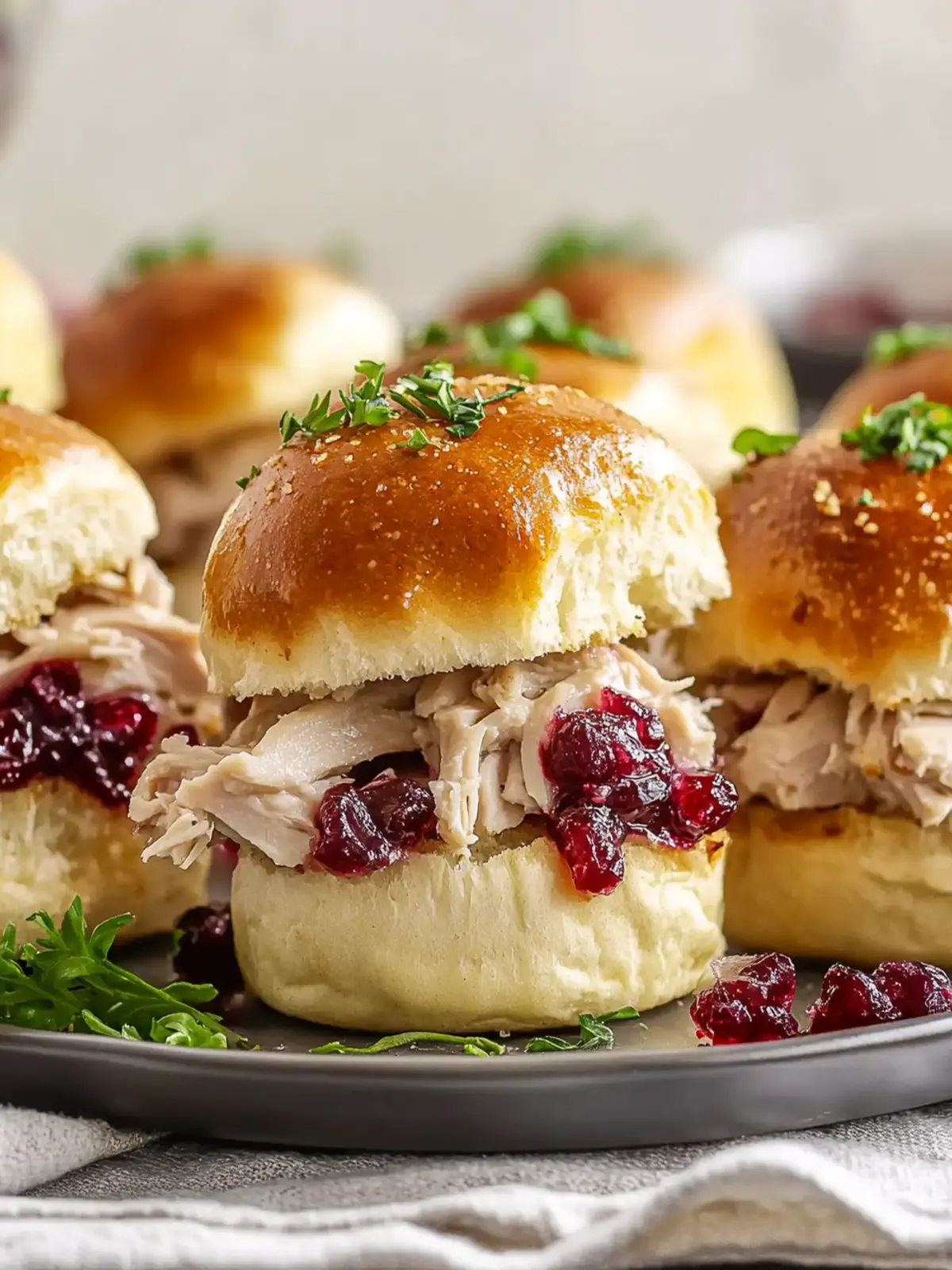 Turkey Cranberry Sliders
