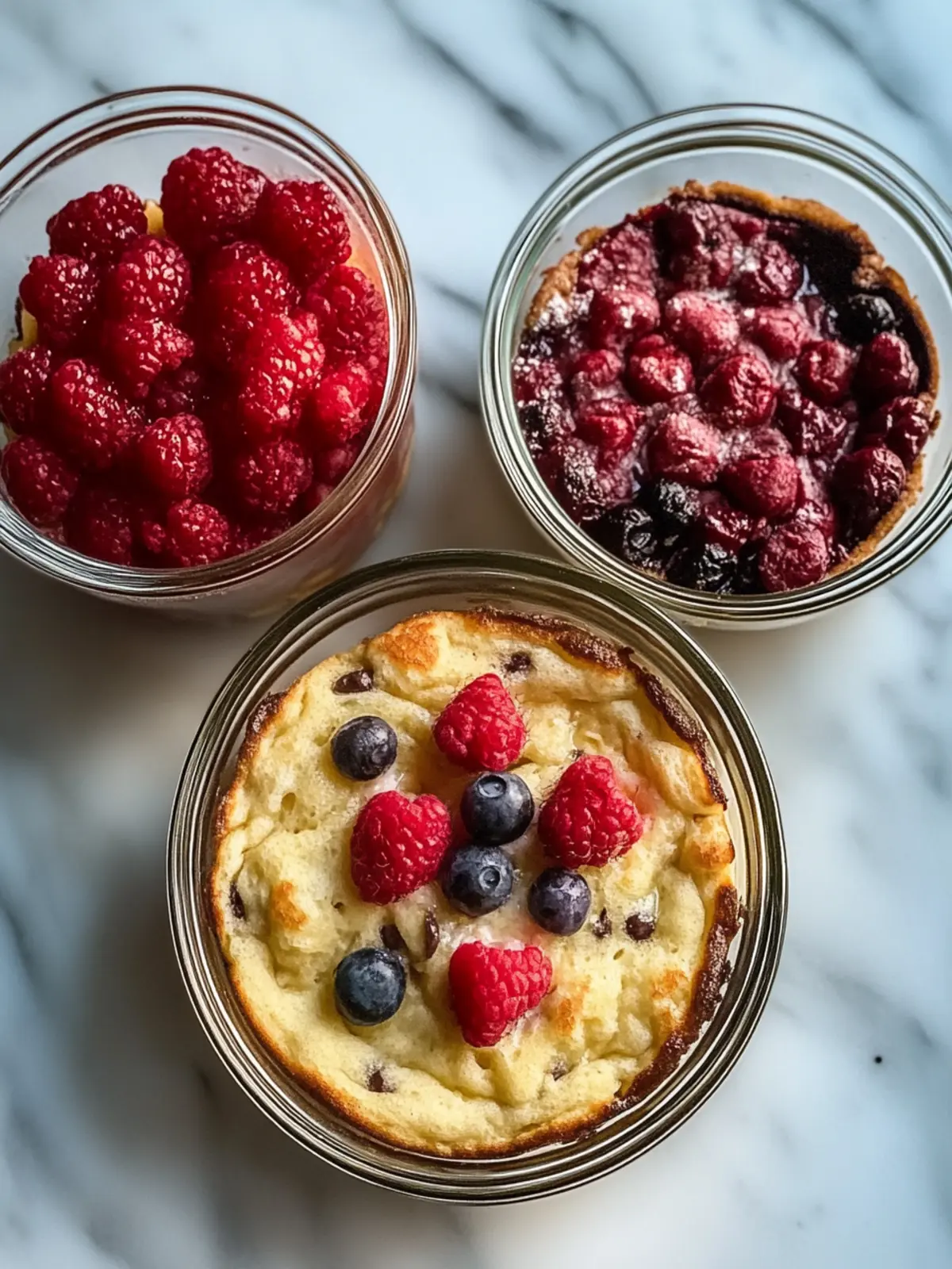 Baked Protein Pancake Bowls