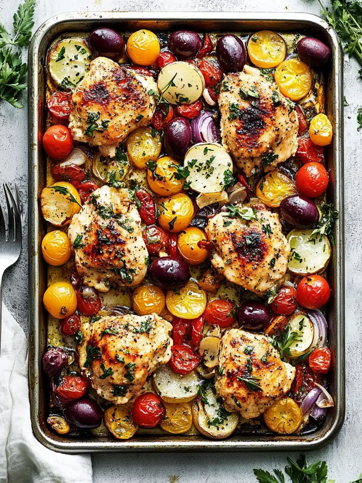 Greek Sheet Pan Chicken: A Flavorful Weeknight Delight - Quickest Recipes