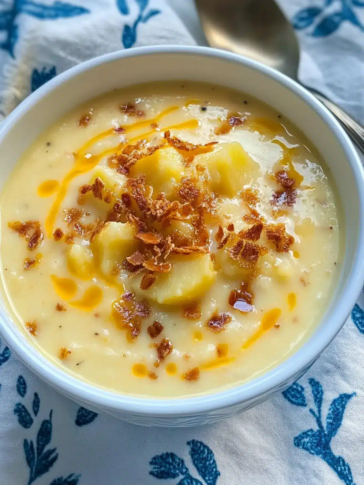 Potato Soup with Hash Browns