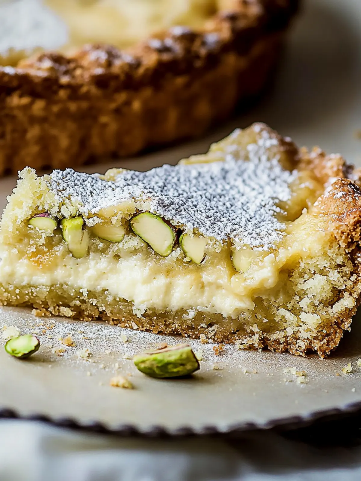 Pistachio Gooey Butter Cake Bliss