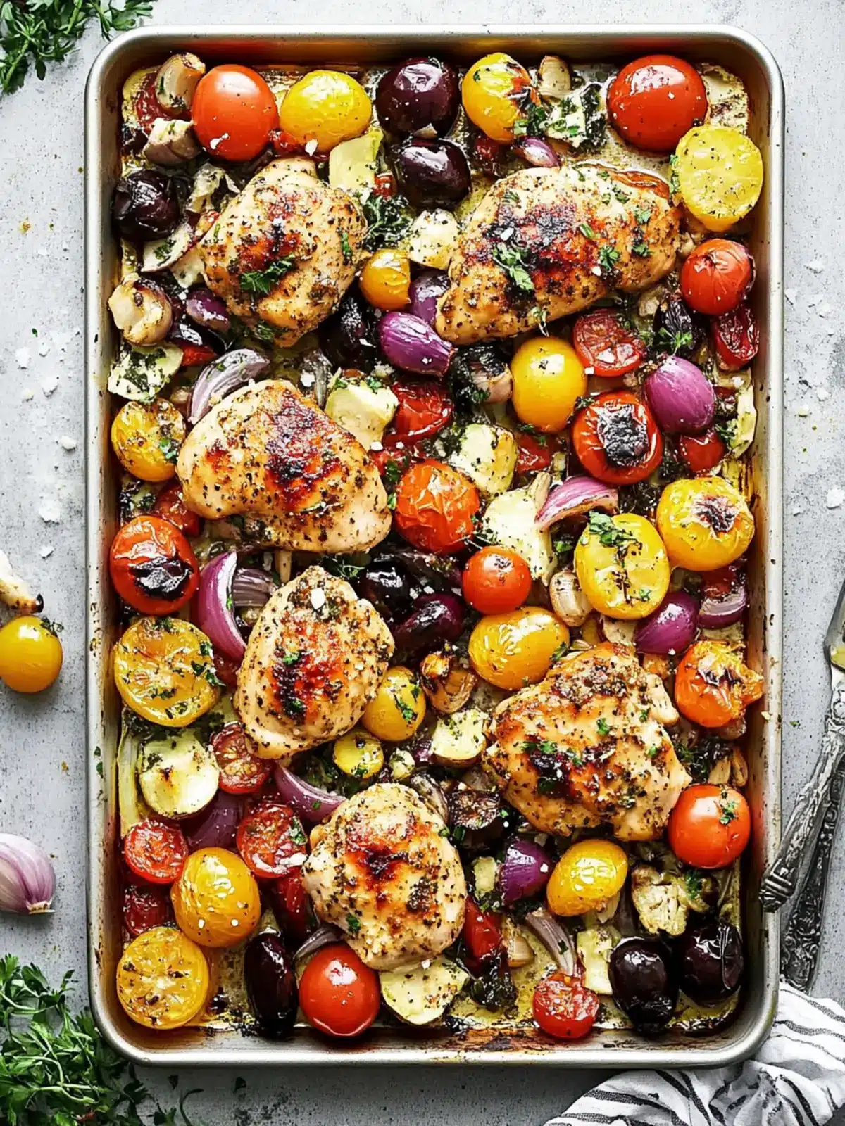 Greek Sheet Pan Chicken
