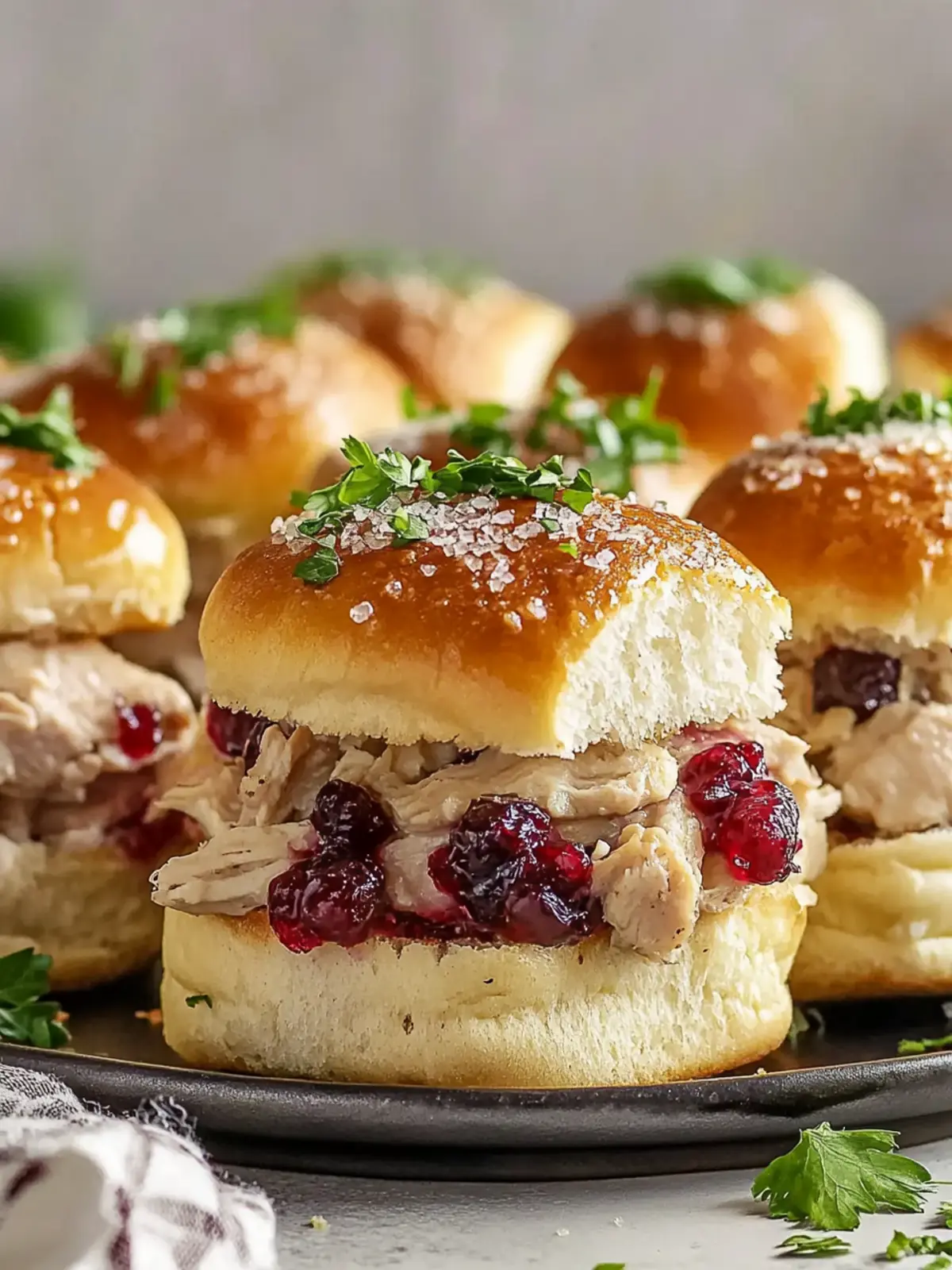 Turkey Cranberry Sliders