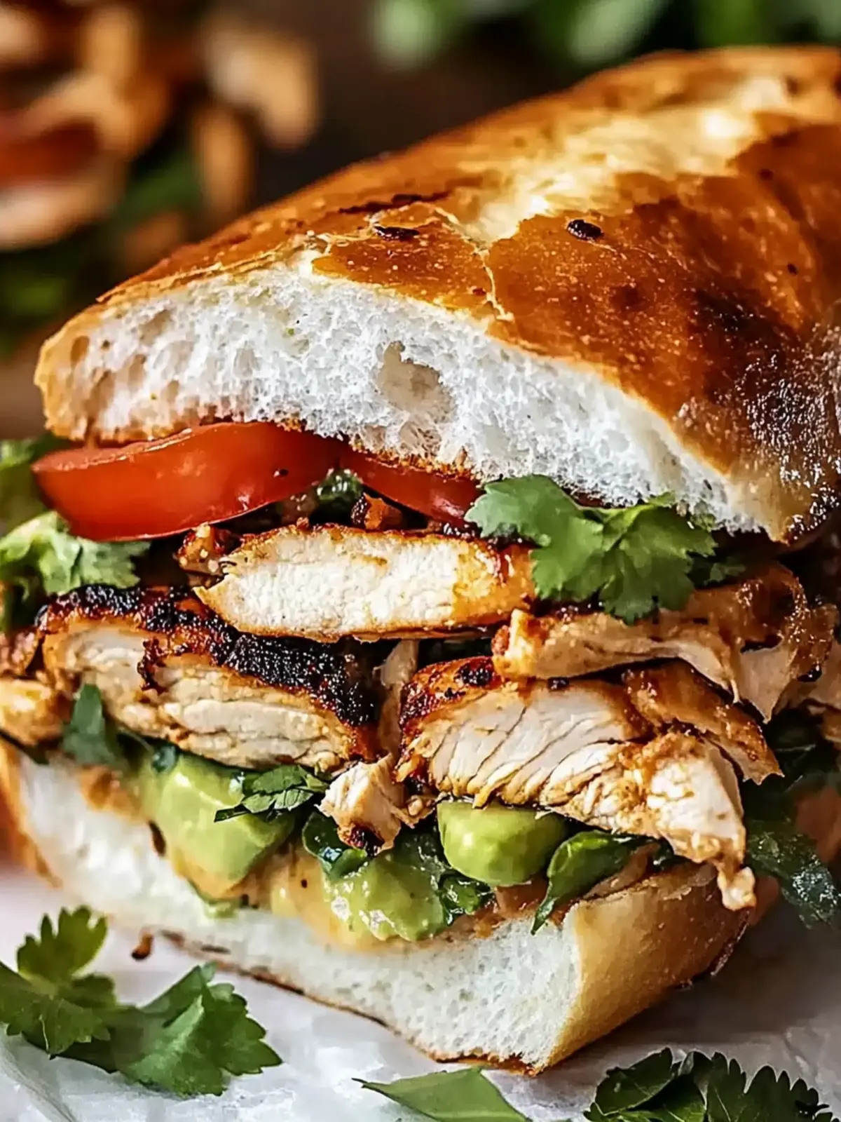 Chicken Torta Sandwich
