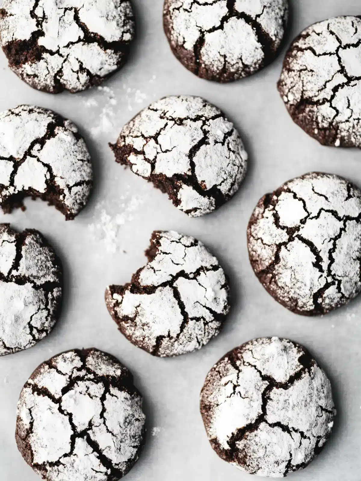 Chocolate Crinkle Cookies