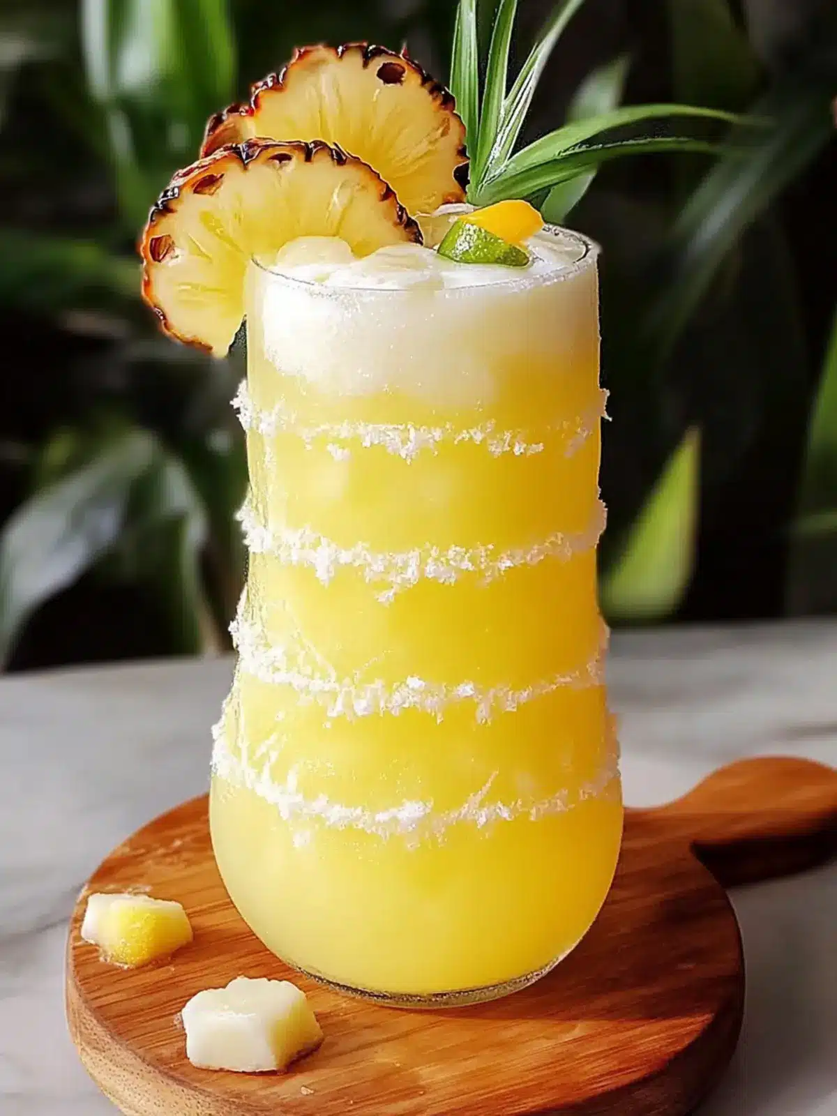 Non Alcoholic Piña Colada Punch