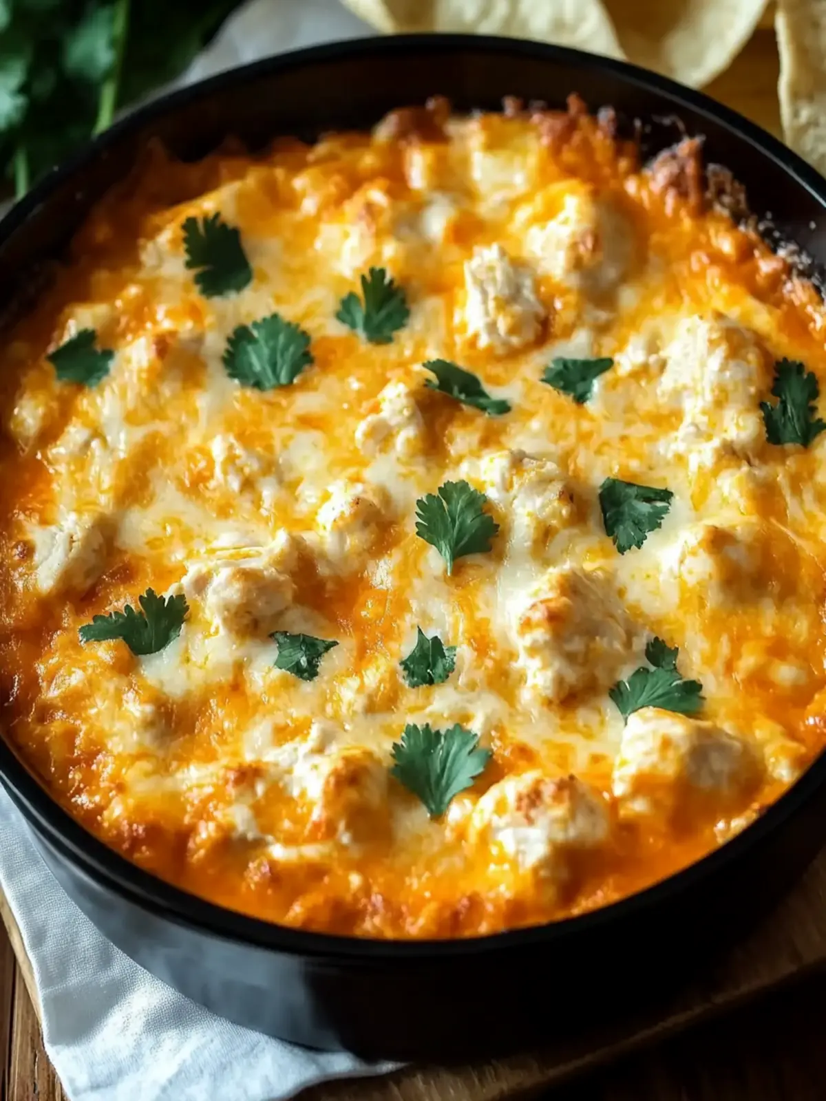 Slow Cooker Spicy Buffalo Chicken Dip