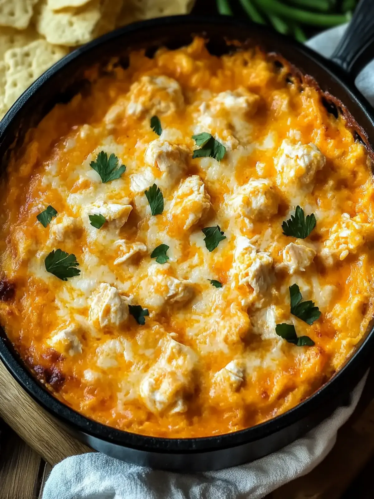 Slow Cooker Spicy Buffalo Chicken Dip
