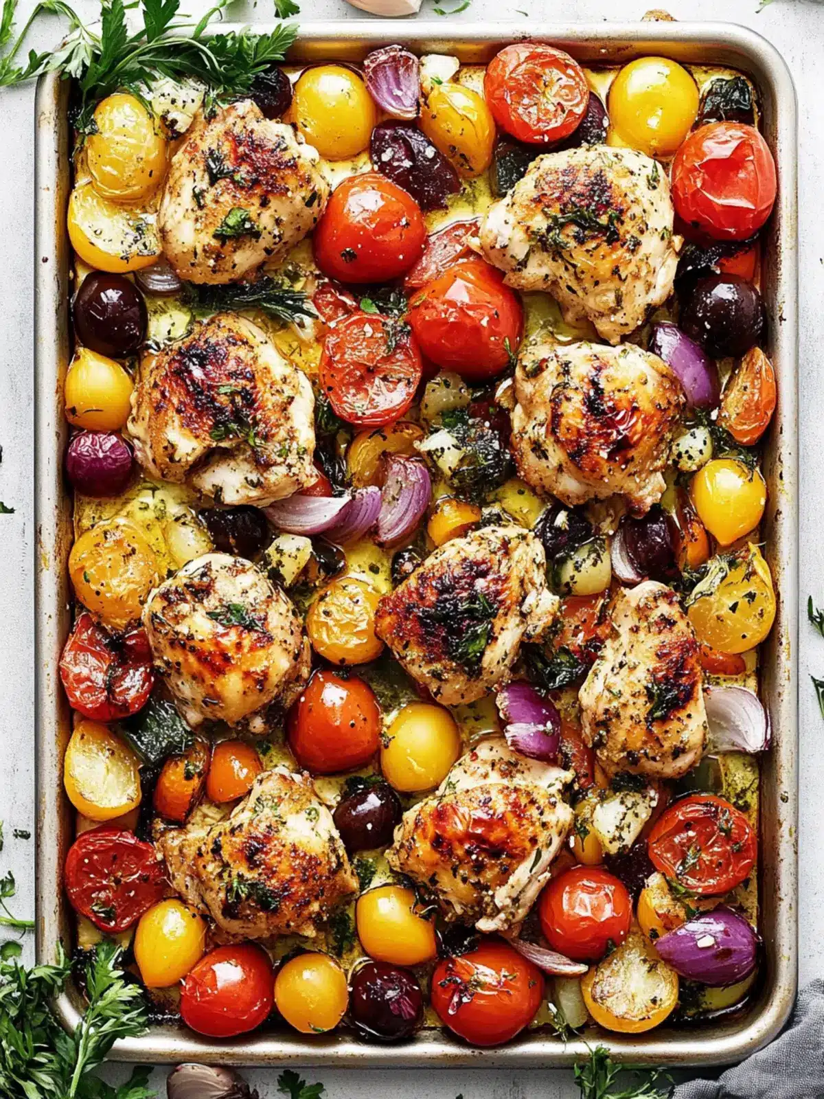 Greek Sheet Pan Chicken