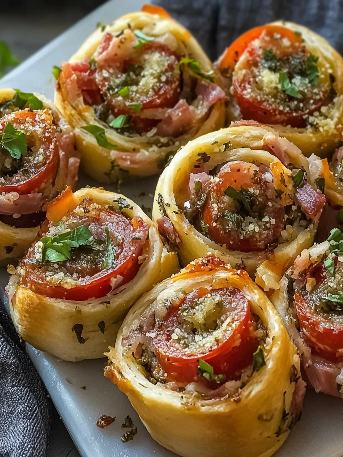 Muffuletta Pinwheels Recipe