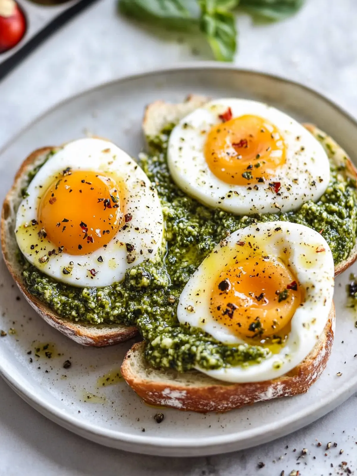 Pesto Eggs