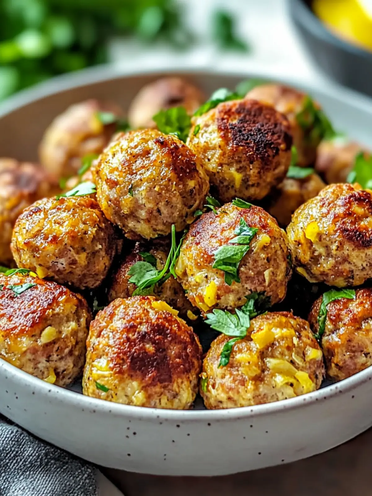 Golden-Brown Baked Sausage Balls