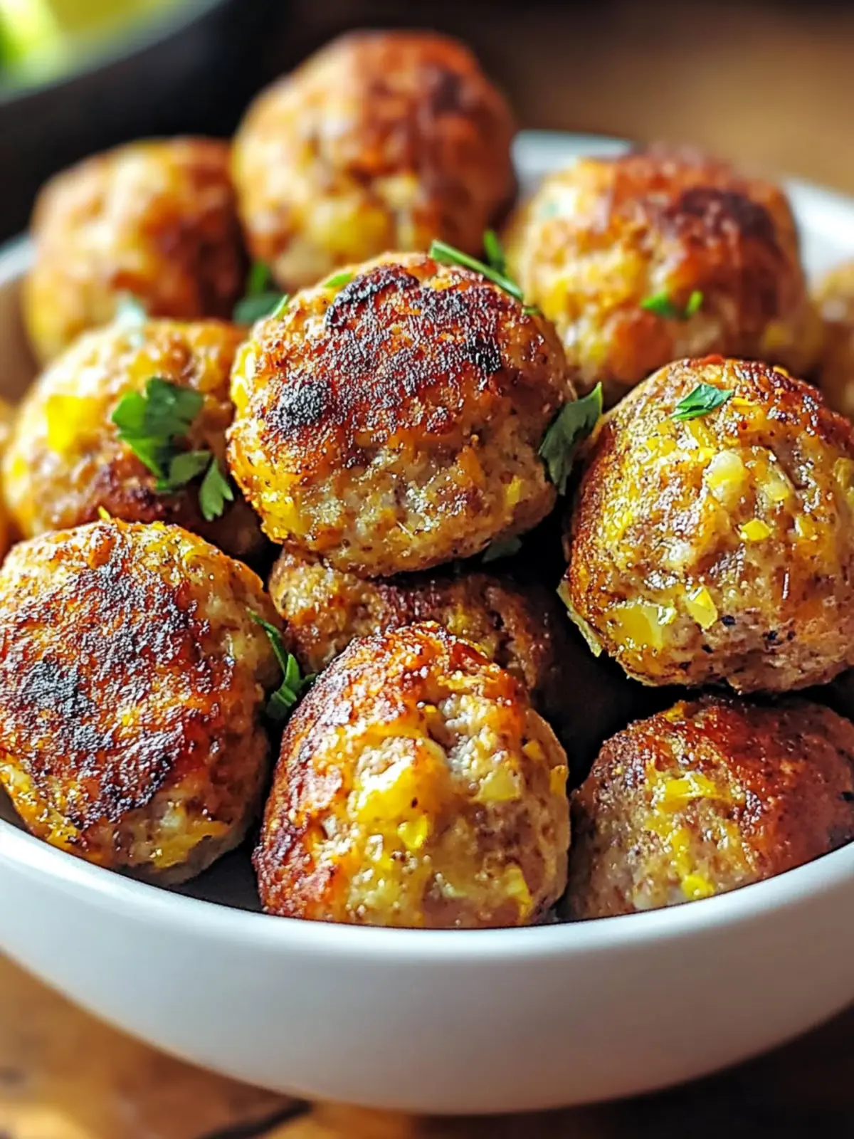 Golden-Brown Baked Sausage Balls