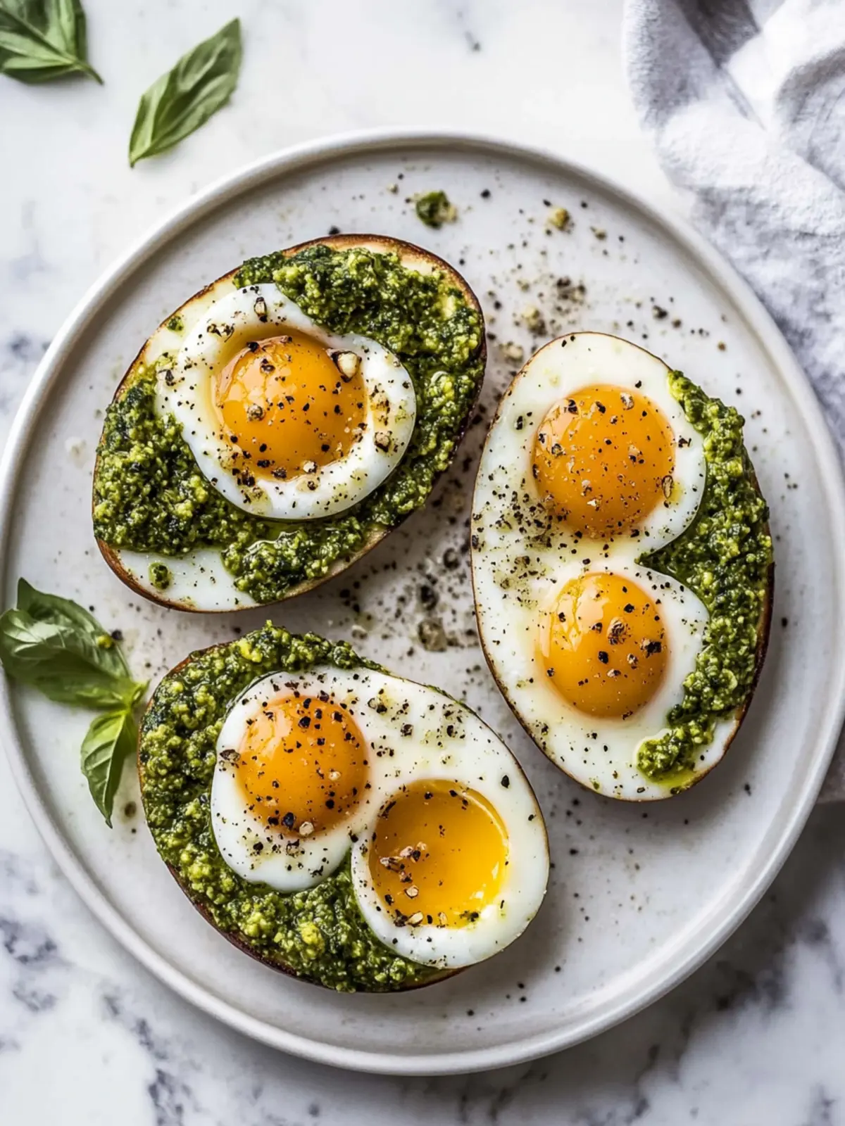 Pesto Eggs