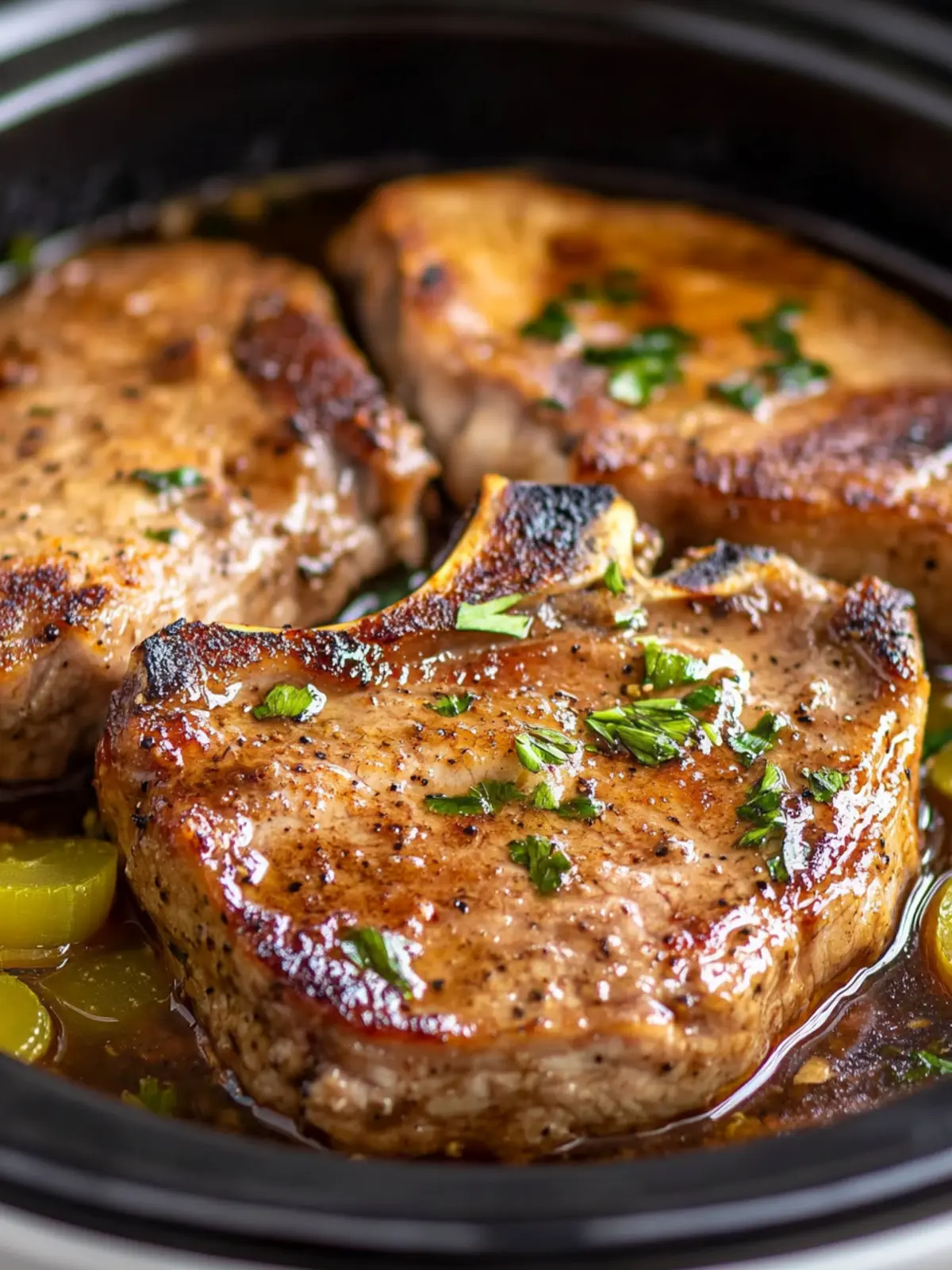 Crock Pot Mississippi Pork Chops